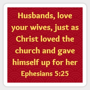 Bible Verse Ephesians 5:25 Sticker